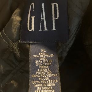 GAP Woolen Lined Jacket, Charcoal Gray SZ XL